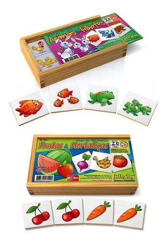 JOGO DA MEMORIA FRUTAS