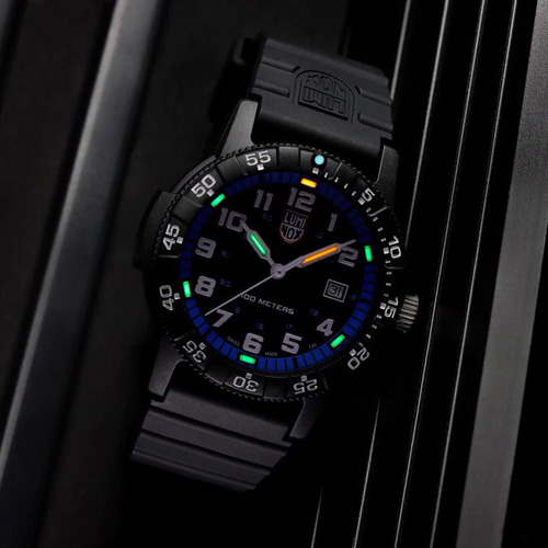 Reloj Luminox Leatherback Sea Turtle Giant 44mm Xs.0324 Negro Negro Azul