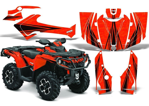 Kit Adesivos Can-am L Max 500 570 650 800 2012 2020 0.20mm 