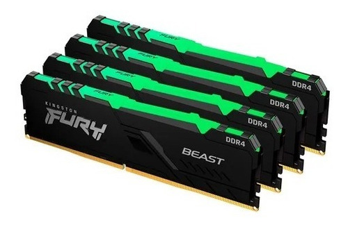 Memoria 8gb Kingston Fury Beast Ddr4 2666 Rgb Kf426c16bba/8