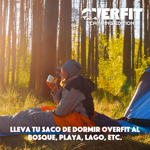Saco De Dormir Termico 0 A 15 Grados Momia Overfit Camping