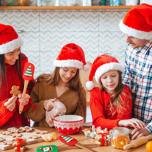 Juego De 24 Espátulas De Navidad De Silicona