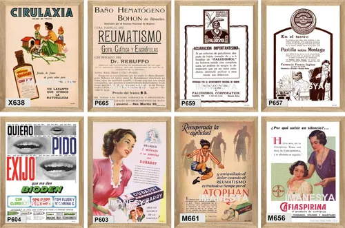 Untisal , Cuadro, Poster, Medicinal, Publicidad M613