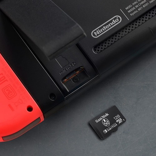 Tarjeta De Memoria Sandisk 128 Gb Micro Sd Nintendo Switch Fortnite