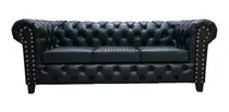 Comprar Sofa Sillon Chesterfield 3 Cuerpos Cuerina Fabrica Premium C