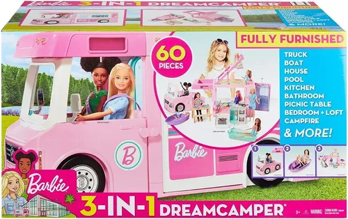 Barco Mattel Barbie Dream Boat com acessórios