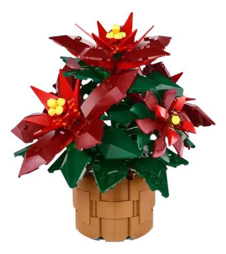 Lego Set De Construcción Floral Noche Buena 608 Pzas(10370)