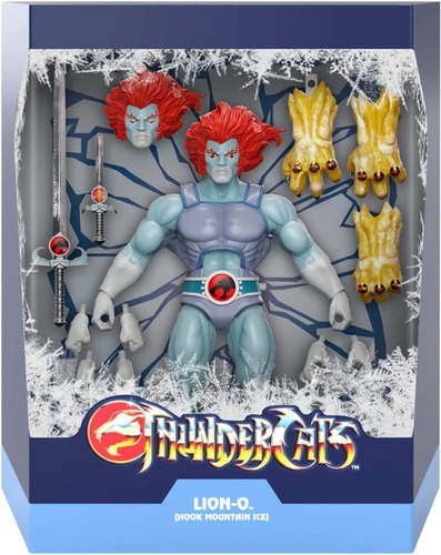 Figura Thundercats Ultimates Lion-o (hook Mountain Ice)