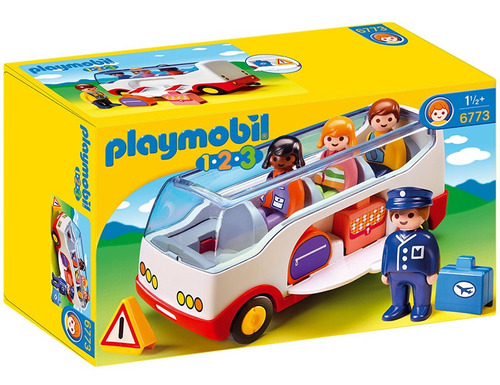 Playmobil 1.2.3 Autobús Incluye 4 Figuras 6773