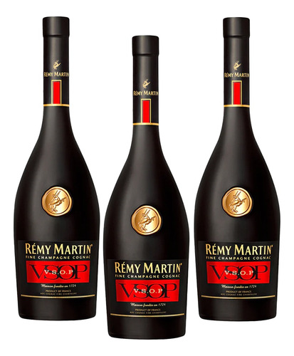 Pack De 3 Cognac V.s.o.p. Remy Martin 700ml