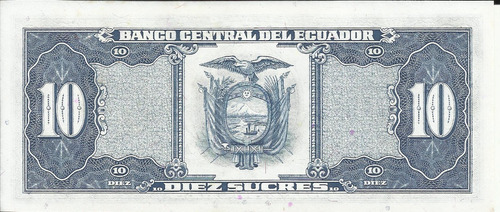 Ecuador 10 Sucres 1988