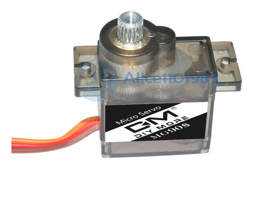 Micro Servo Motor 9g Metal Para Aeroplanos Rc Mg90s Helicopt