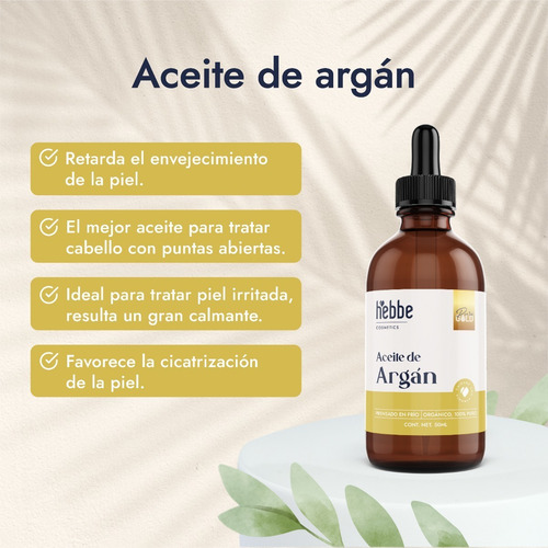 Imagen 4 de 10 de Aceite De Argan Tratamiento Capilar Organic Oil Cold Pressed