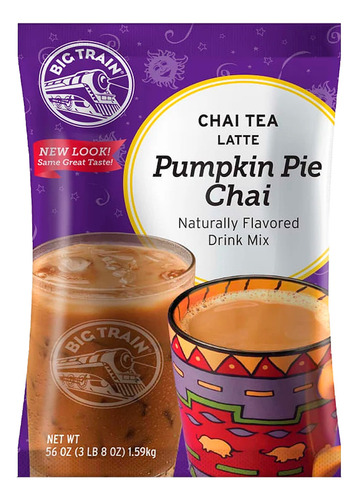 Base Big Train Chai Calabaza Flavor Bolsa 1.5 Pumpkin Chai