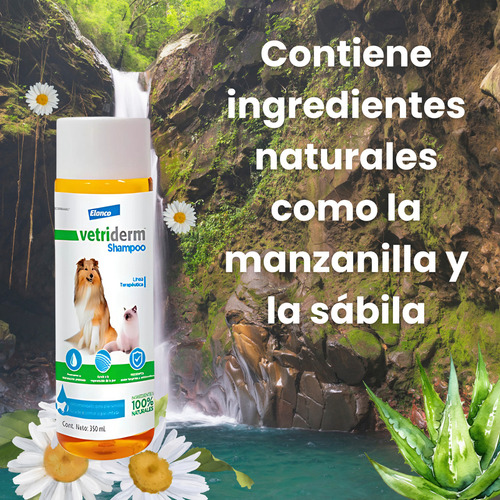 Shampoo Para Gatos Vetriderm Aroma Manzanilla