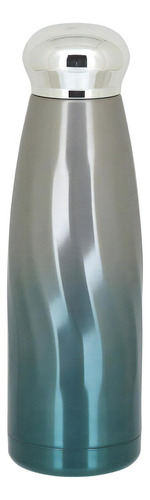 Botella térmica Squeeze Academia Fitness de acero inoxidable azul de 380 ml