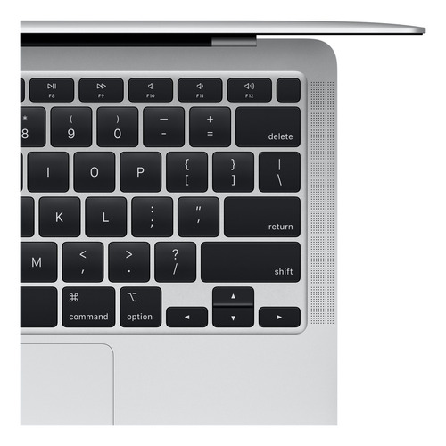 Imagen 5 de 5 de MacBook Air M1 2020 plata 13.3", Apple M1 8GB de RAM 256GB SSD, Apple M1 8-Core GPU 2560x1600px macOS