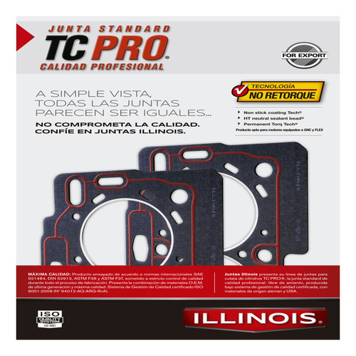 Junta O´ring Illinois P/ 17,12 X 2,62mm Mazda 323 D 1998/...