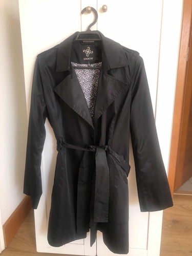 Trench Negro Mujer