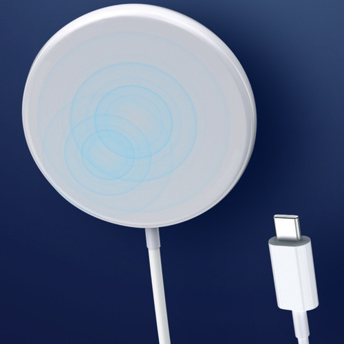Imagen 4 de 4 de Cargador Inalámbrico Magnetico Qi 15w Magsafe Para iPhone 12