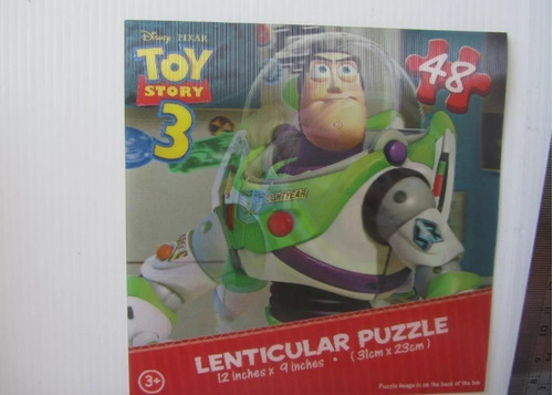 Postal Lenticular Tridimensional Buz Lightyear Toy Story 3