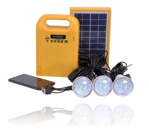 Kit Solar Autonomo Panel Luz Led Bateria Usb Pampa Renovable