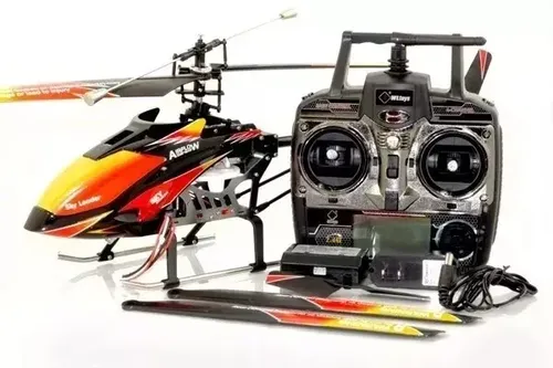 Helicoptero Wltoys V913 4 Canais Controle Remoto 2,4ghz Rtf