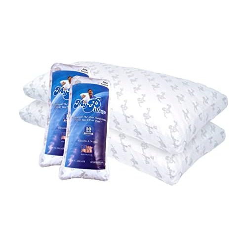 Juego De 2 Almohadas Premium Cama Tamaño King, Mediana...