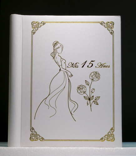 Imagen 8 de 9 de Álbum Xv Años Fotográfico Firmas Recuerdo Blanco Hadas