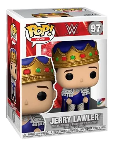 Funko Pop! Wwe: Jerry El Rey Lawler, 3.9 in