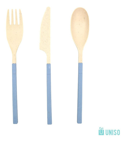 Imagem 3 de 3 de Kit Talheres Dobrável 3pcs