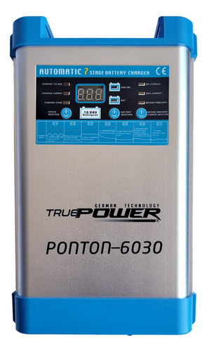 Cargador De Batería Truepower Ponton 6030 12v 60a / 24v 30a