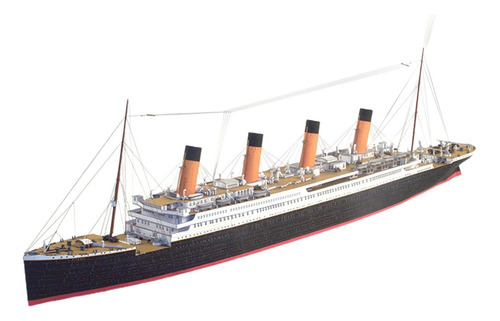 1/400 Crucero Británico Titanic Ship Diy Puzzle Ensamblar .