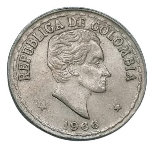 Colombia Moneda 20 Centavos 1966