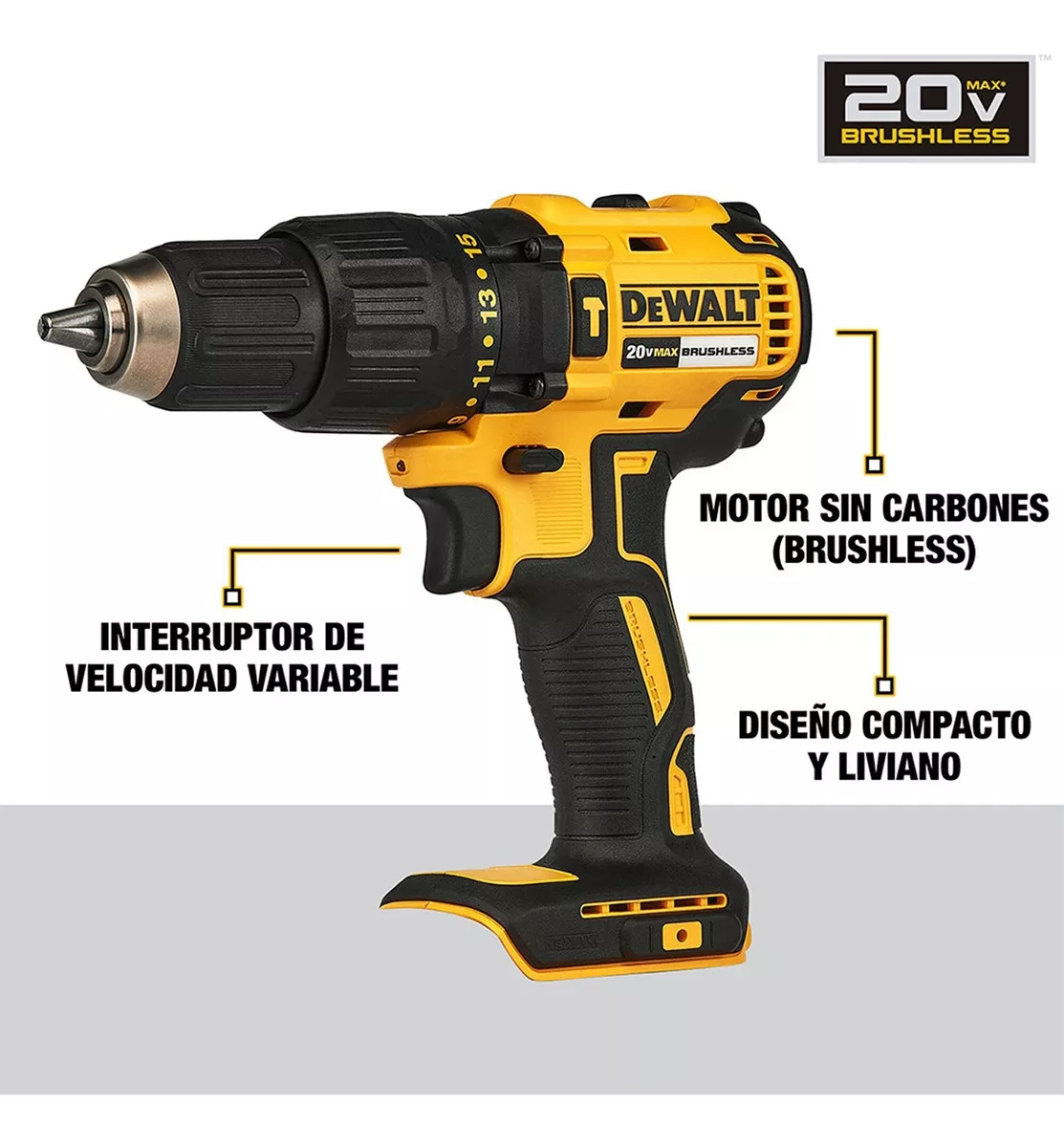 Tercera imagen para búsqueda de taladro dewalt