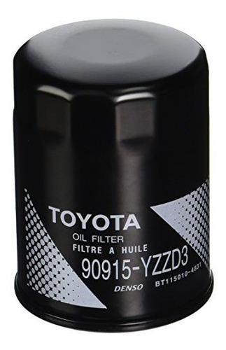 Toyota Genuine Parts 90915-yzzd3 Filtro De Aceite 1-2 Caso (