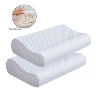 Almohada Memory Foam Ortopédica Cervical - Set X 2 Unidades