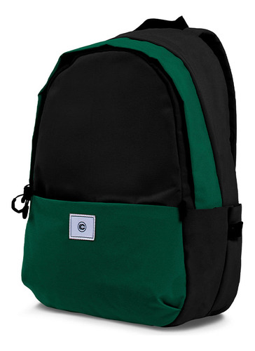 Mochila Para Laptop Coolcapital Tanker 15 Pulgadas Color Negro con Verde
