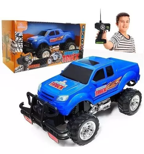 Carro Monster Truck Carrinho De Controle Remoto Recarregavel