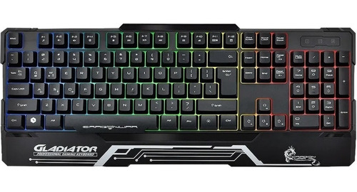 Imagen 1 de 6 de Teclado Gamer Nextep Dragon Xt Ne484 Semi Mecanico Usb Rgb