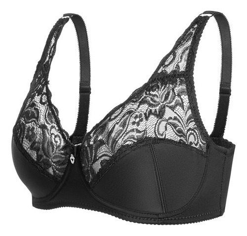 Sujetador Con Aros Ajustable De Encaje Sexy Push-up De Copa