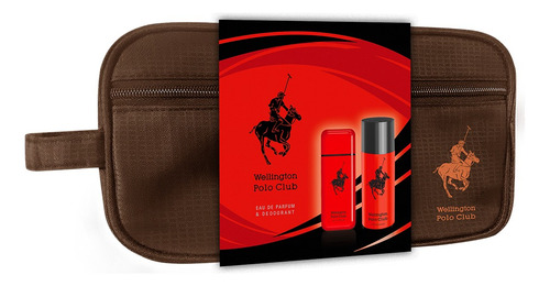 Edp Polo Wellington Rojo X 90 Ml Mas Deo Con Necesere