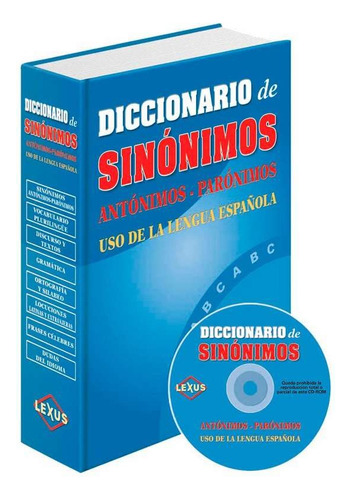 Diccionario De Sinonimos Antonimos Paronimos T.dura / Lexus