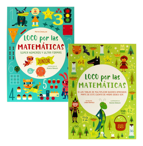 2 Libros De Ejercicios Matemáticas Preescolar