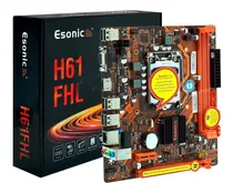 Comprar Tarjeta Madre H61 Esonic Socket Intel 1155 Lga Ddr3 Hdmi
