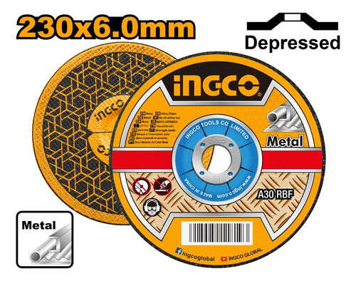 Disco De Pulir 9x1/4x7/8 Ingco Mgd602301