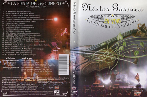 Dvd Nestor Garnica  La Fiesta Del Violinero 
