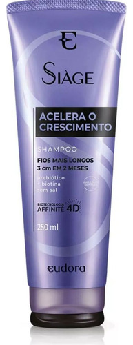 Shampoo Eudora Siàge Acelera O Crescimento 250ml