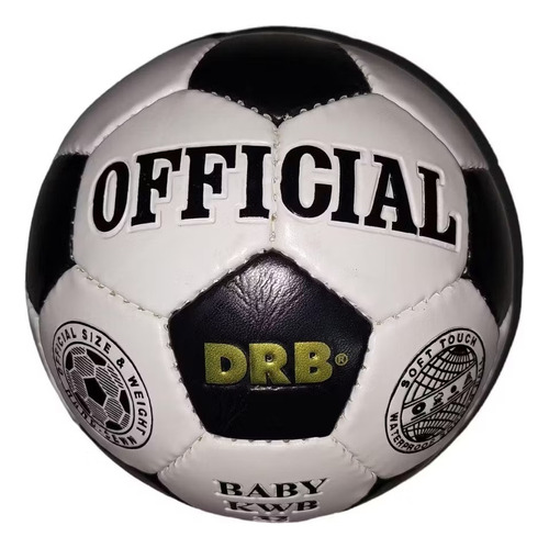 Balon Futbol Baby Official- Drb 4 Capas Cosido A Mano