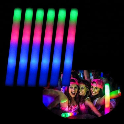 Imagen 5 de 9 de Tubos De Espuma Led Set De 15 Unidades
